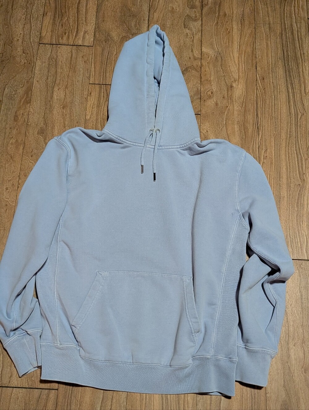 Light Blue Men's Pullover Hoodie Sweatshirt